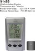 LD 91455 Wireless Indoor/Outdoor Thermometer with Alarm Clock